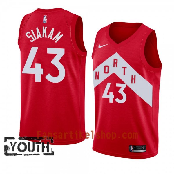 Toronto Raptors Trikot Pascal Siakam 43 2018-19 Nike Rot Swingman - Kinder Toronto Raptors Trikot Pascal Siakam 43 2018-19 Nike Rot Swingman - Kinder